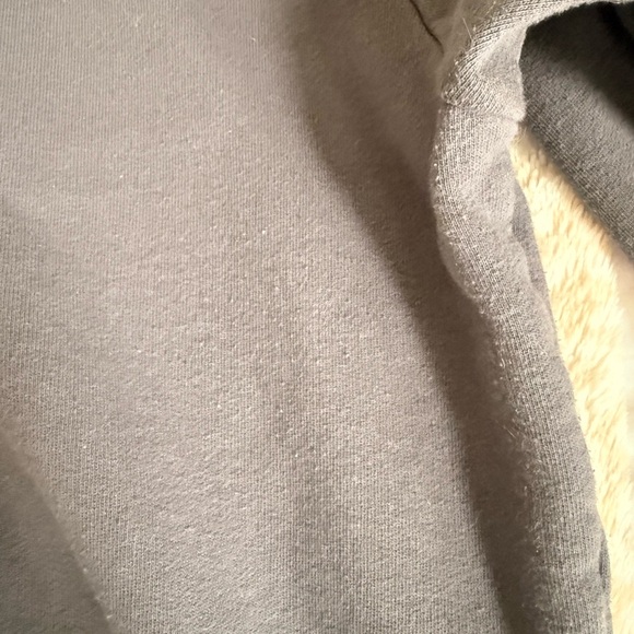 The North Face Charcoal Pullover with Black Sleeve Pocket - Picture 3 of 7